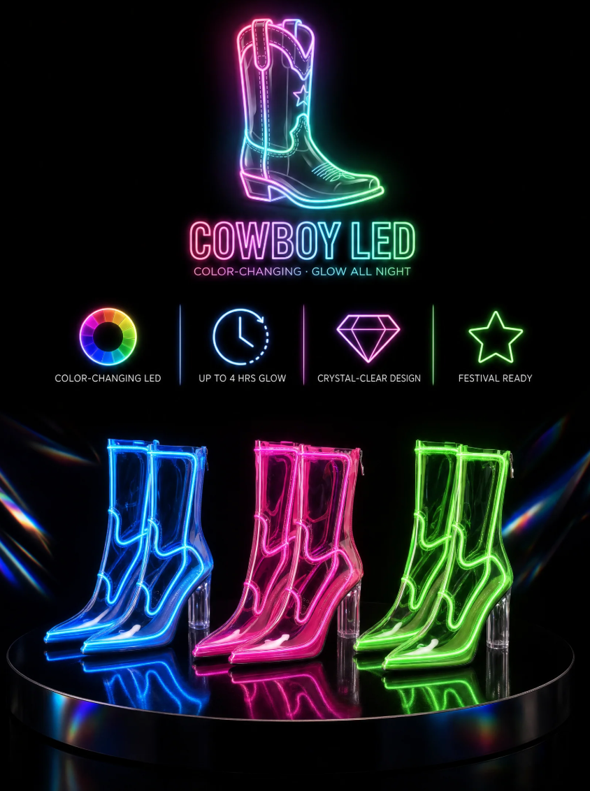Cowboy LED boots
