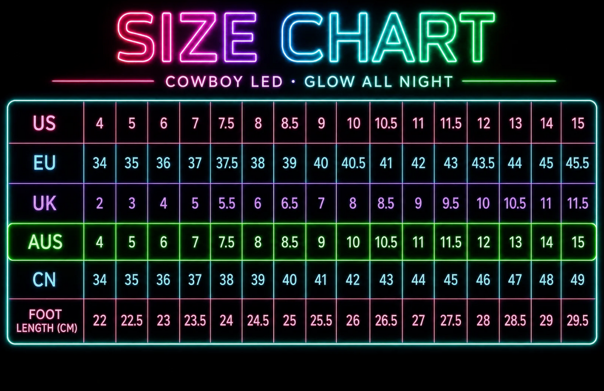 Cowboy LED boots